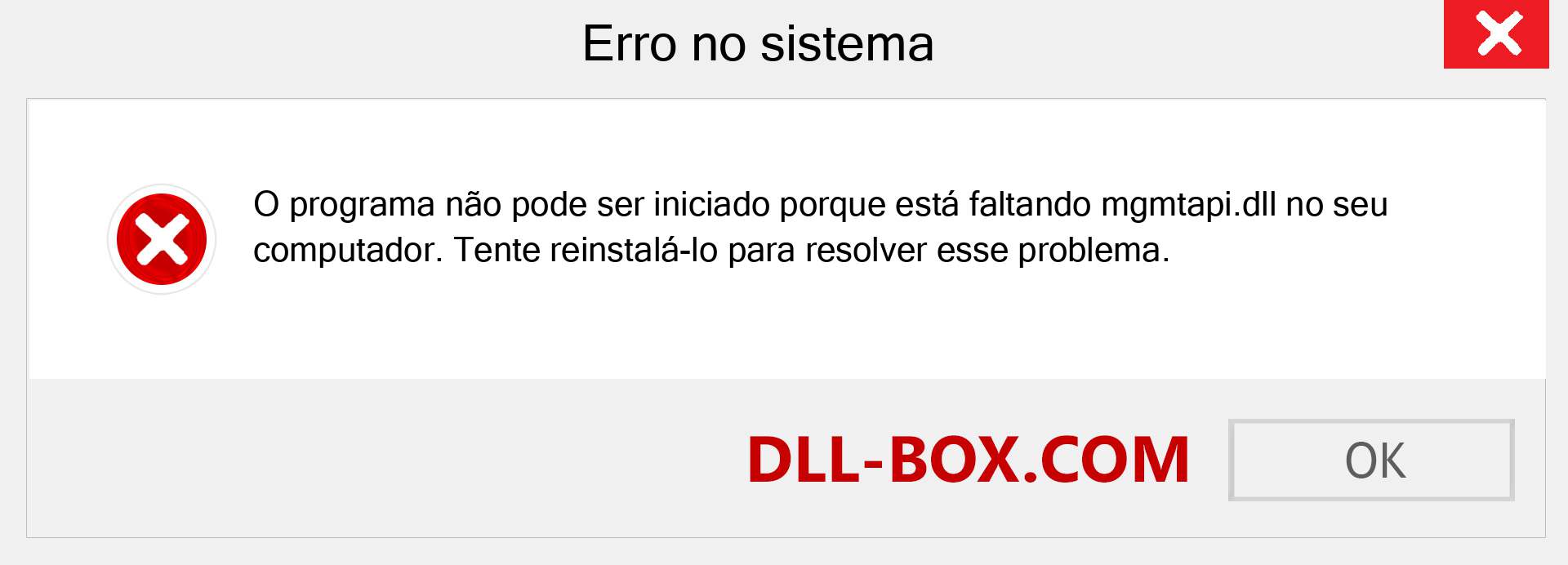 Arquivo mgmtapi.dll ausente ?. Download para Windows 7, 8, 10 - Correção de erro ausente mgmtapi dll no Windows, fotos, imagens